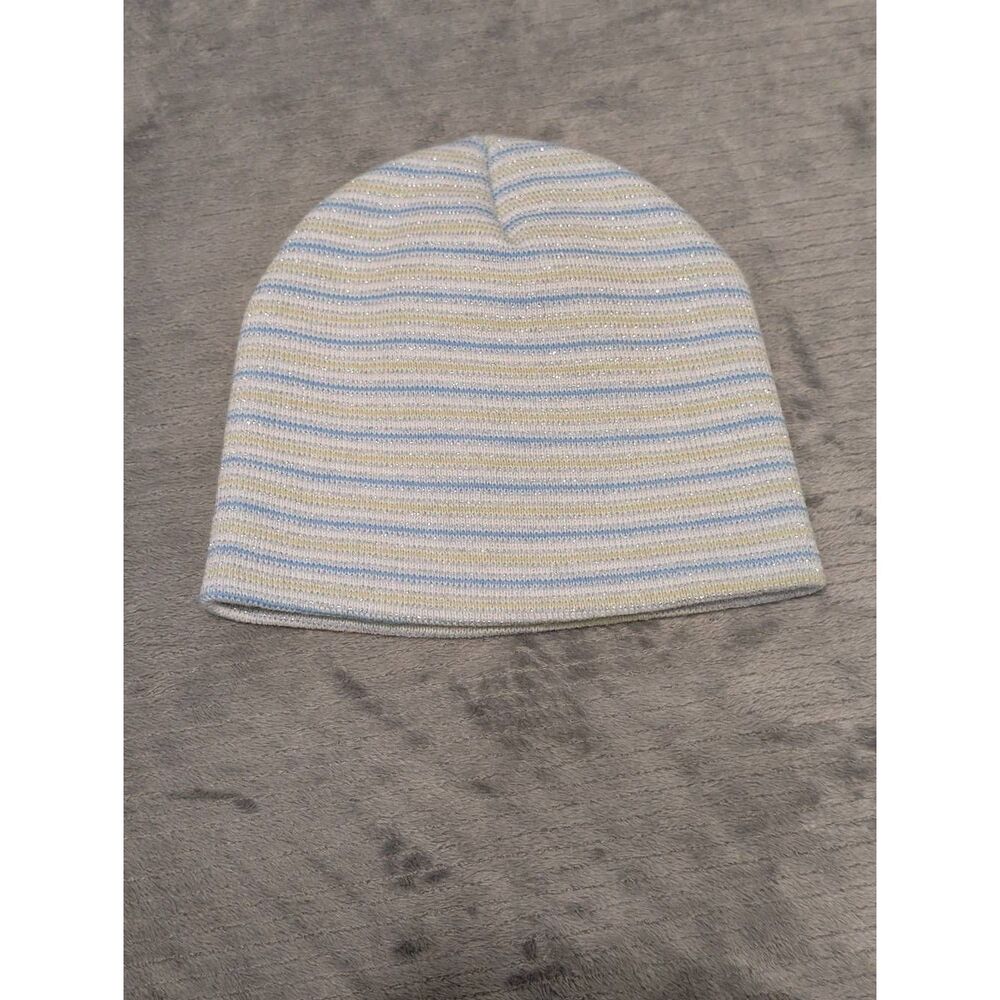 Aeropostale Womens Hat Cap Multicolor One Size Beanie Striped 100% Acrylic
